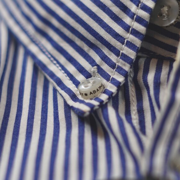 Aape by A Bathing Ape Striped Shirt with Logo Print - Picture 4 of 16